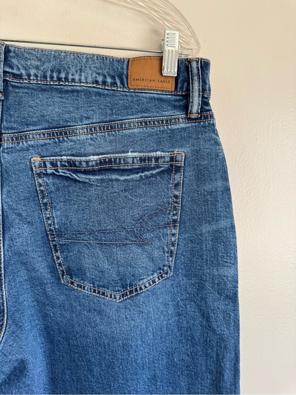 American Eagle AE Strigid Low-Rise Ultra Wide-Leg Jeans Size 10 - Picture 7 of 15